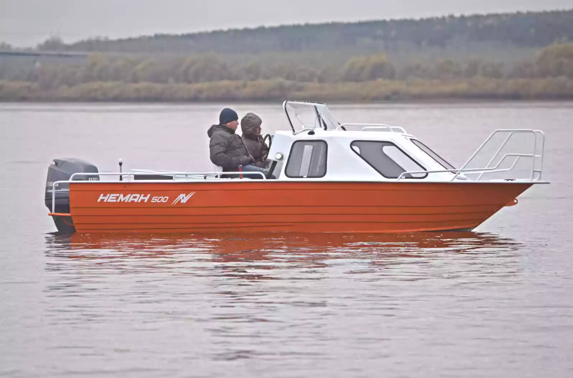 Алюминиевый катер Неман-500 (каютный) в Перми