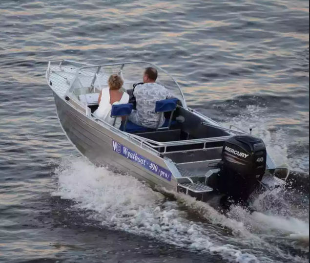 Алюминиевый катер Wyatboat-490 Pro в Перми