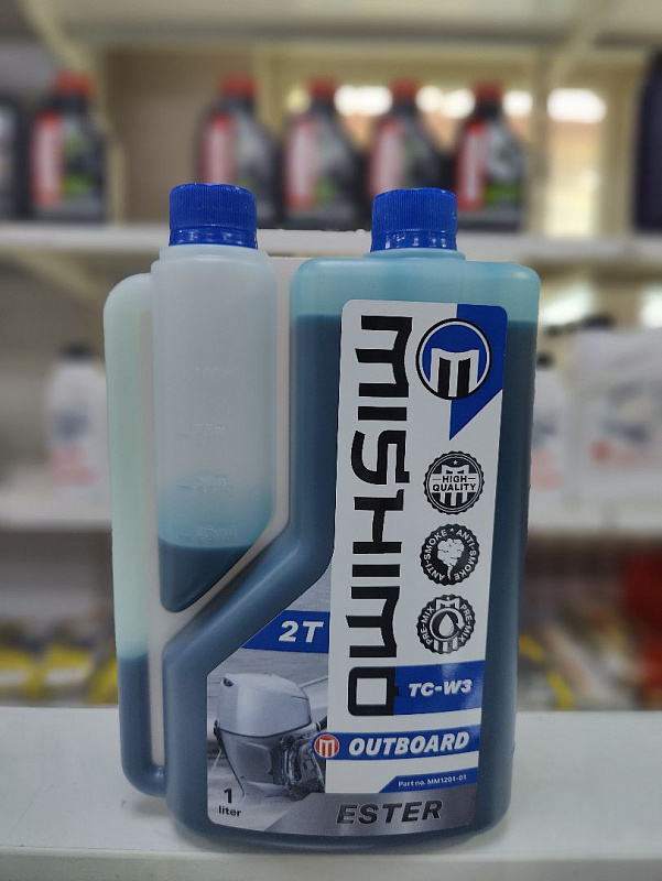 Масло MISHIMO 2T OUTBOARD (ESTER) полусинтетика 1 л в Перми