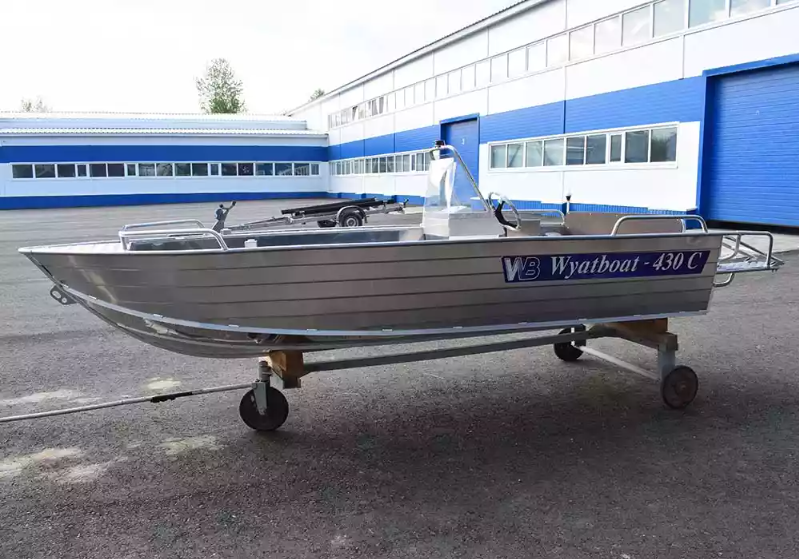 Алюминиевый катер Wyatboat-430 C в Перми