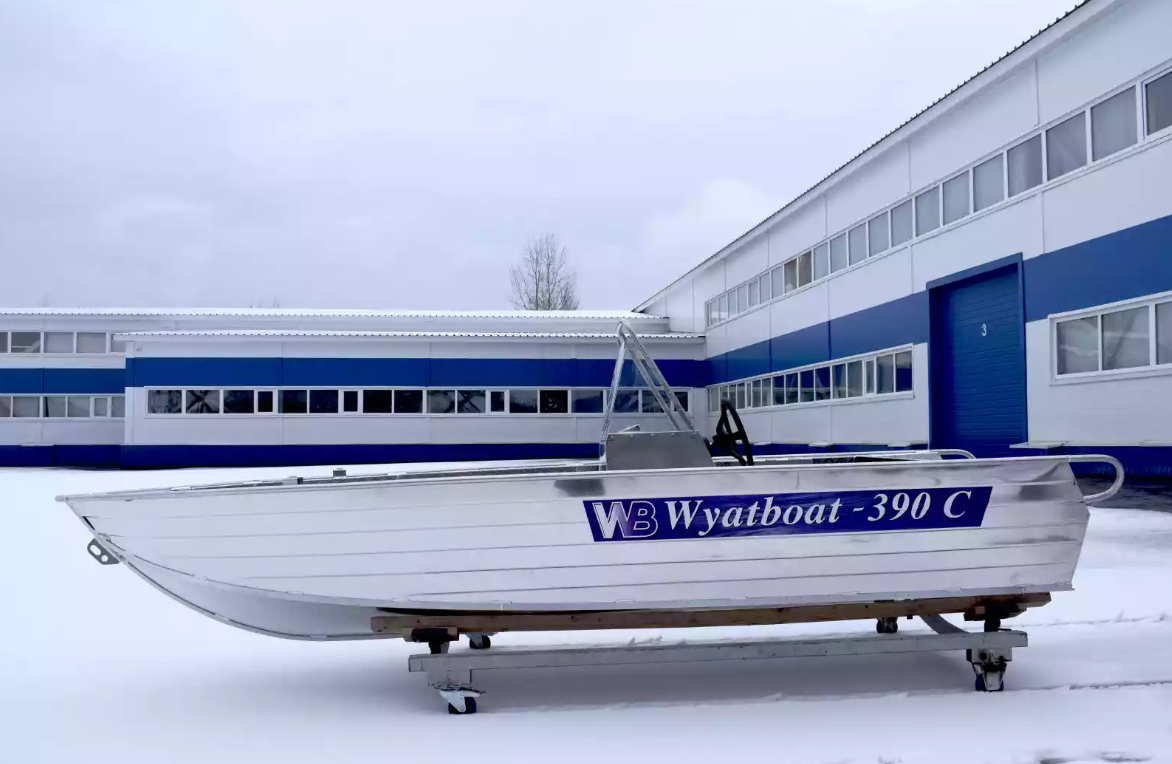 Алюминиевый катер Wyatboat-390 C в Перми
