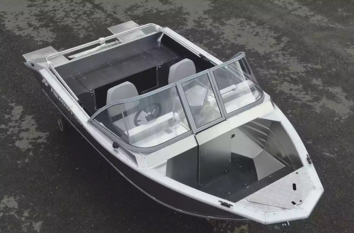 Алюминиевый катер Неман-450 DC NEW без покраски в Перми