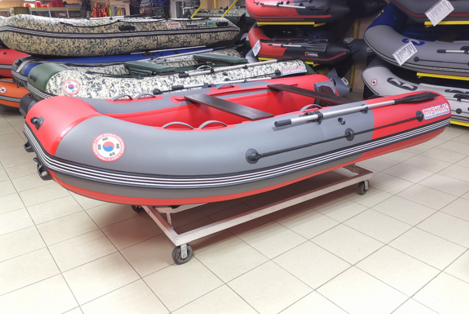 КОМПЛЕКТ Лодка MISHIMO PRO 350 + ЛОДОЧНЫЙ МОТОР MARLIN MP 9.9 (20) AMHS PRO в Перми