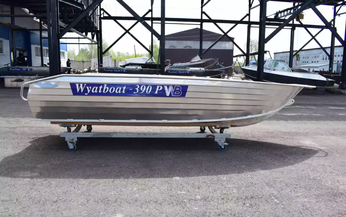 Алюминиевая лодка Wyatboat-390Р Увеличенный борт в Перми