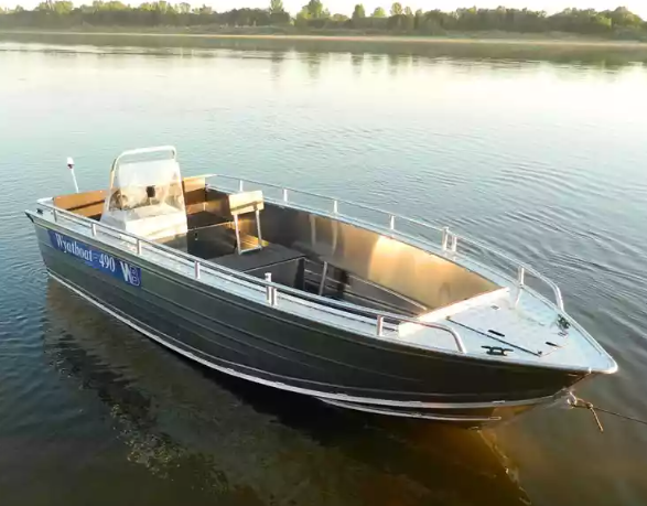 Алюминиевый катер Wyatboat-490 C в Перми