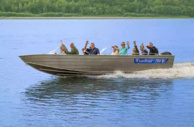 Алюминиевый катер Wyatboat-700 в Перми