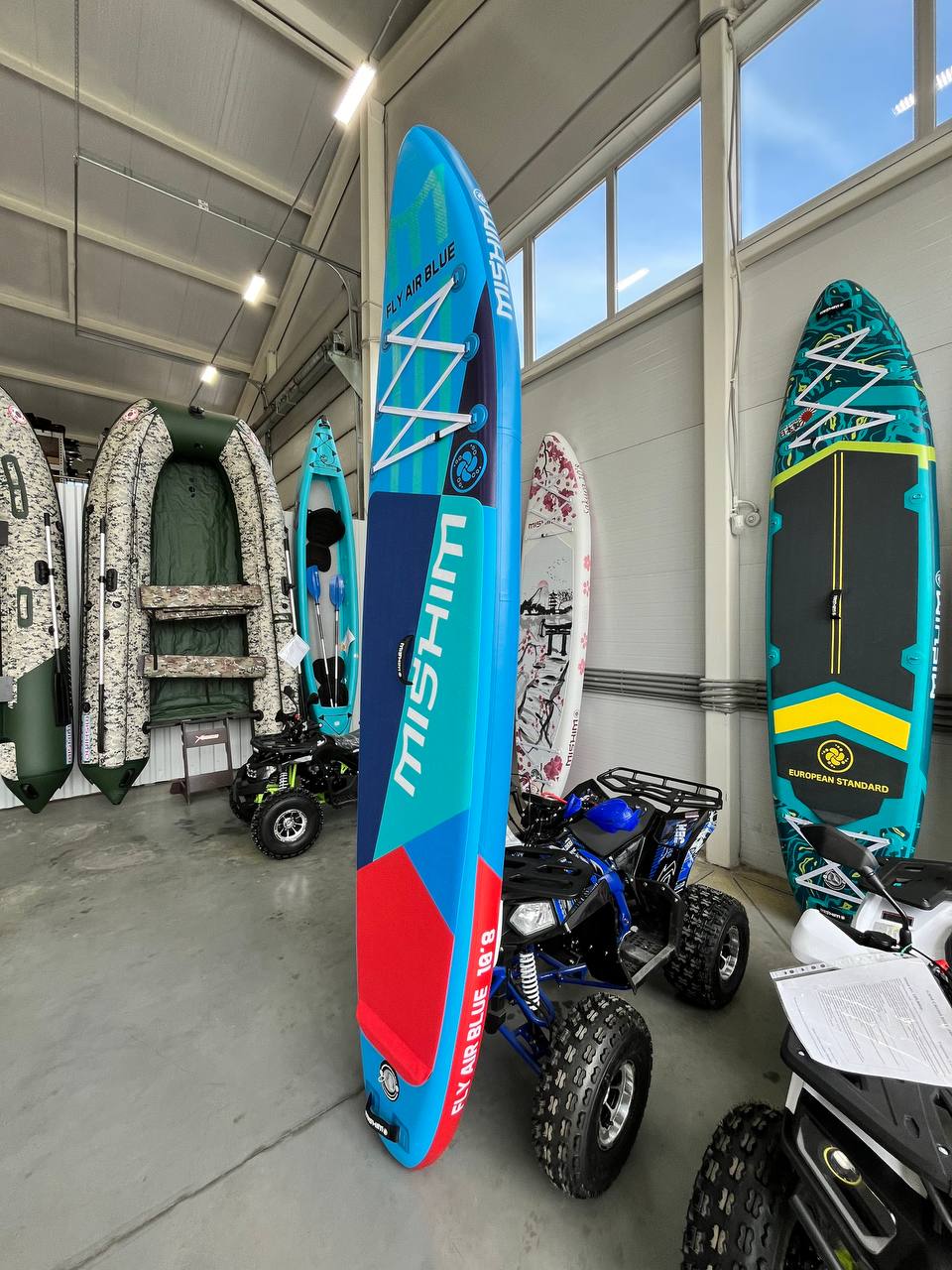 SUP (САП) Доска MISHIMO FLY AIR BLUE 10,8’ (330см) в Перми