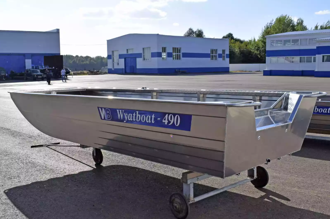 Алюминиевая лодка Wyatboat-490 Jonboat в Перми