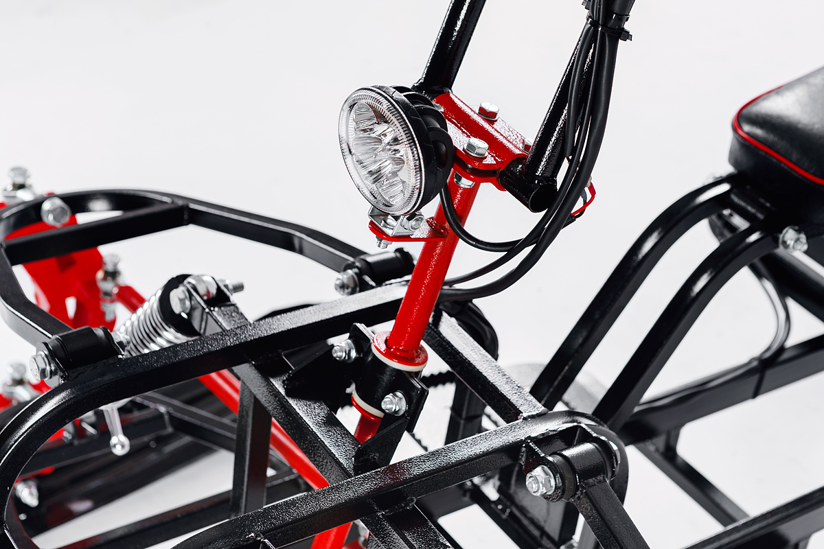 Лыжный модуль IKUDZO с подогревом ручек пластиковые лыжи в Перми