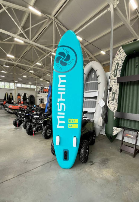 SUP (САП) Доска MISHIMO PRO-MAX Light Teal 12,6’ (385см) в Перми