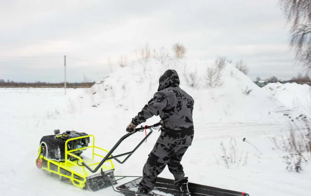 Мотобуксировщик Бурлак ХОЗЯИН-1 (капот ткань) в Перми
