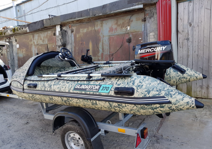 НАДУВНАЯ ЛОДКА GLADIATOR C370AL в Перми