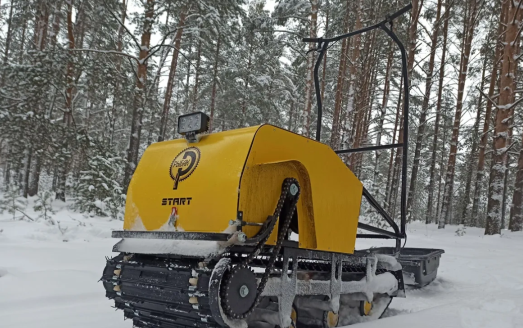 Мотобуксировщик РЫБАК СТАРТ Lifan 15 л.с. (металлический капот) в Перми