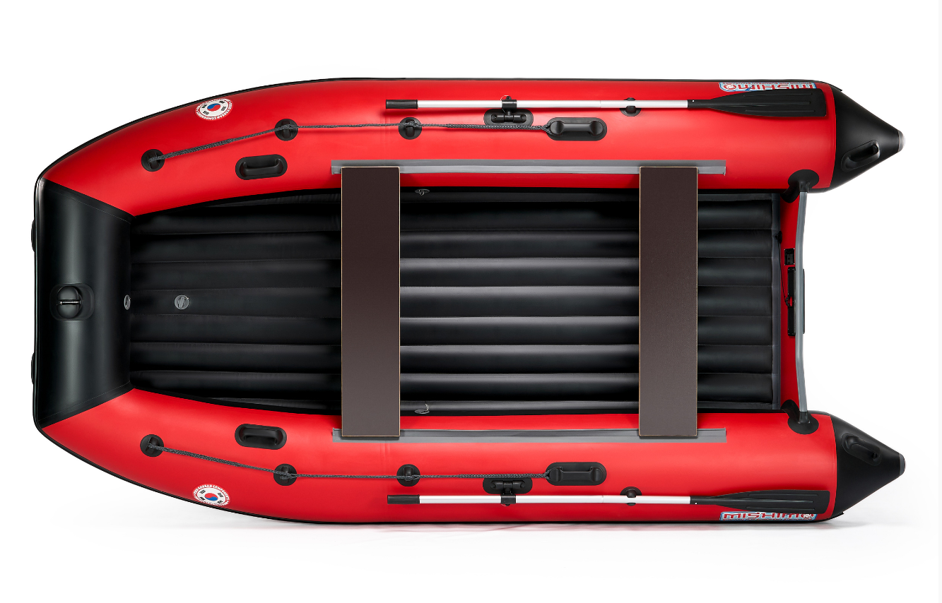 КОМПЛЕКТ ЛОДКА MISHIMO RAPID 380 + ЛОДОЧНЫЙ МОТОР MARLIN MP 9.9 (20) AMHS PROLINE FORCE в Перми