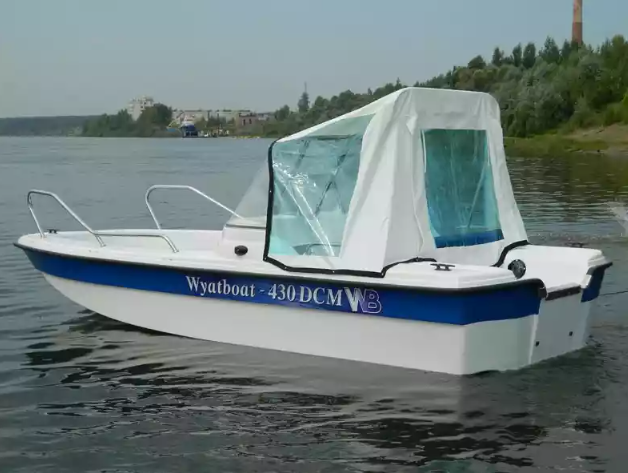 Стеклопластиковый катер Wyatboat-430 DCM (тримаран) в Перми