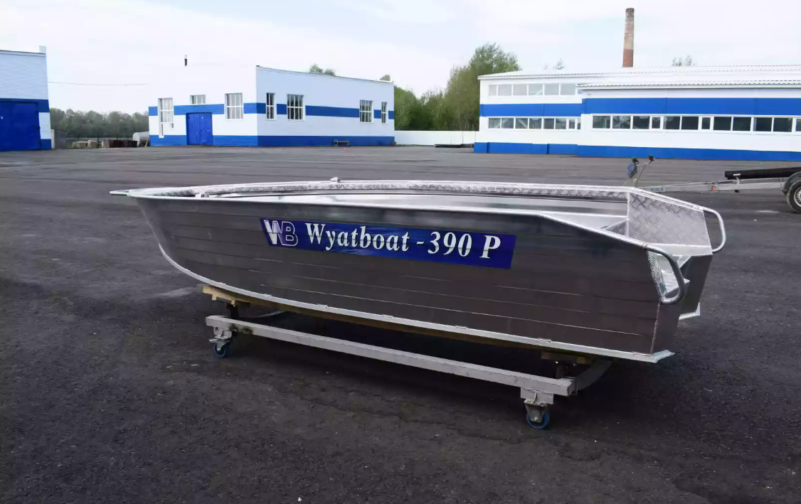 Алюминиевая лодка Wyatboat-390Р Увеличенный борт в Перми