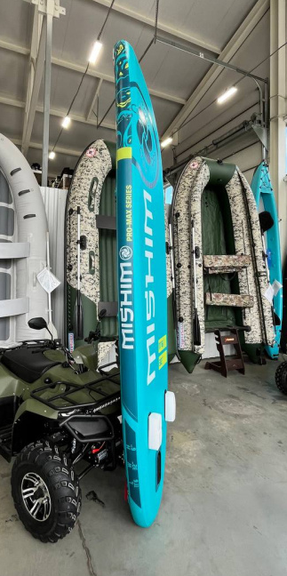SUP (САП) Доска MISHIMO PRO-MAX Light Teal 12,6’ (385см) в Перми