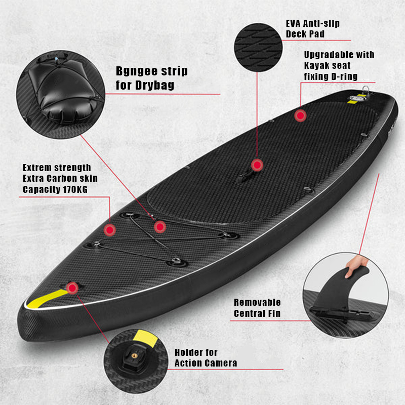 SUP (САП) ДОСКА MISHIMO CARBON DARKSIDE 11’ (335СМ) в Перми