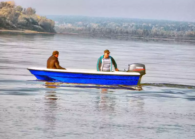 Стеклопластиковая лодка Wyatboat 430 тримаран в Перми