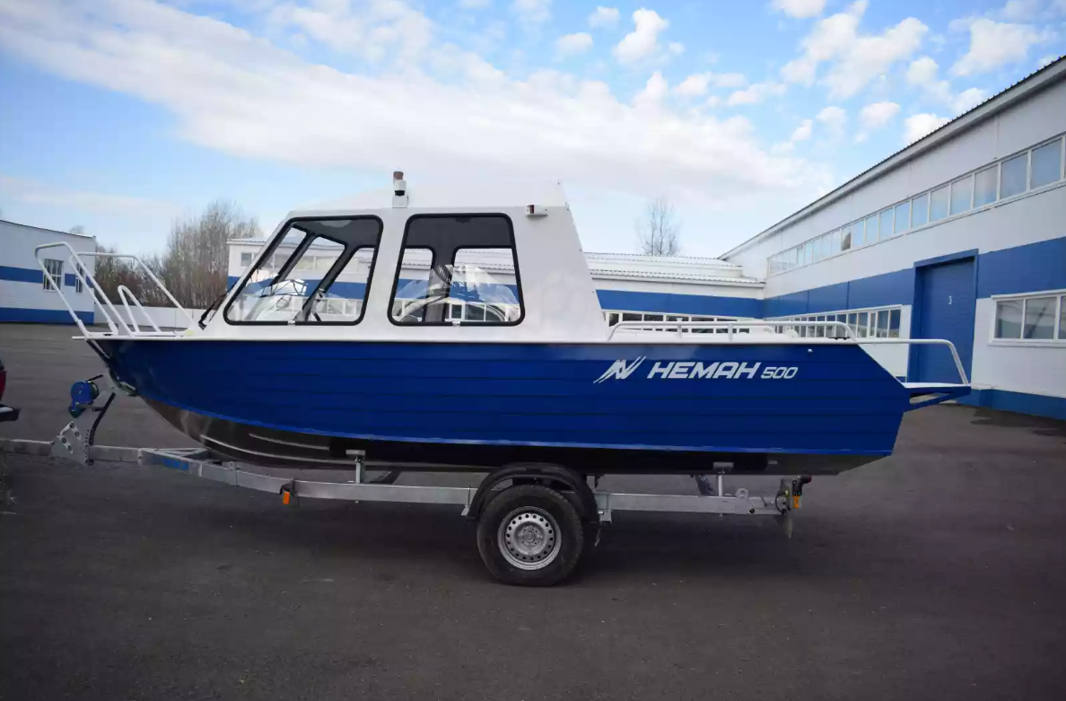 Алюминиевый катер Неман-500 (закрытая рубка) в Перми