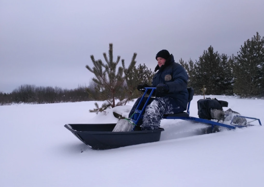 Мотобуксировщик толкач Альбатрос-XL8 с модулем. Без фары, тележки в Перми