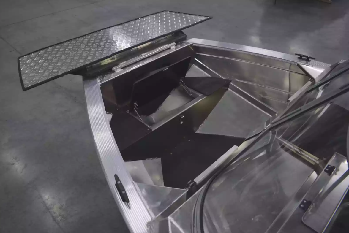 Алюминиевый катер Неман-450 DC NEW без покраски в Перми