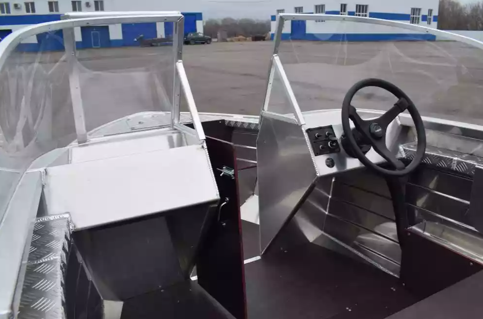 Алюминиевая лодка Wyatboat-390 DCM Увеличенный борт в Перми