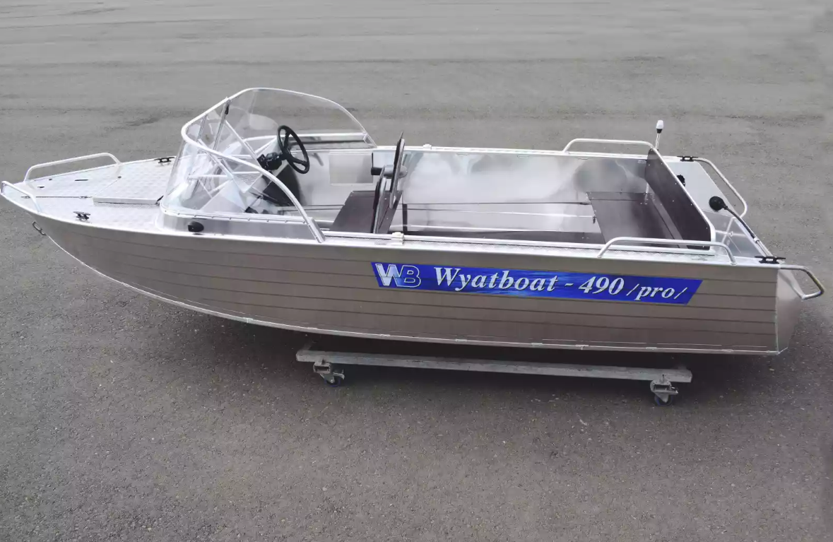 Алюминиевый катер Wyatboat-490 Pro в Перми