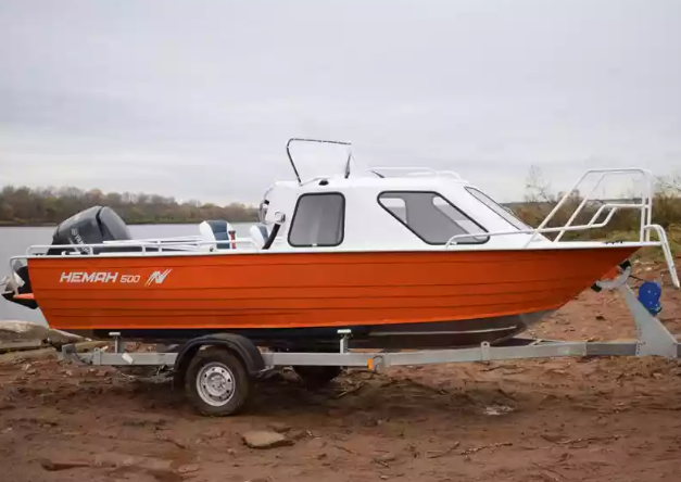 Алюминиевый катер Неман-500 (каютный) в Перми
