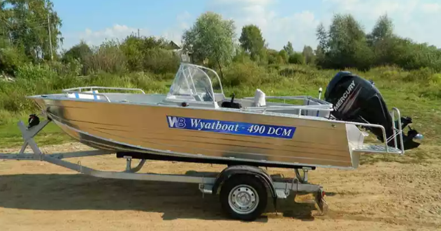 Алюминиевый катер Wyatboat-490 DCM в Перми