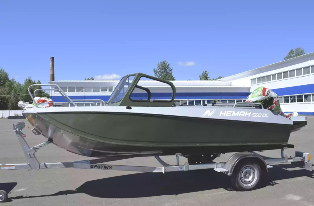 Алюминиевый катер Неман-500 DC Pro в Перми