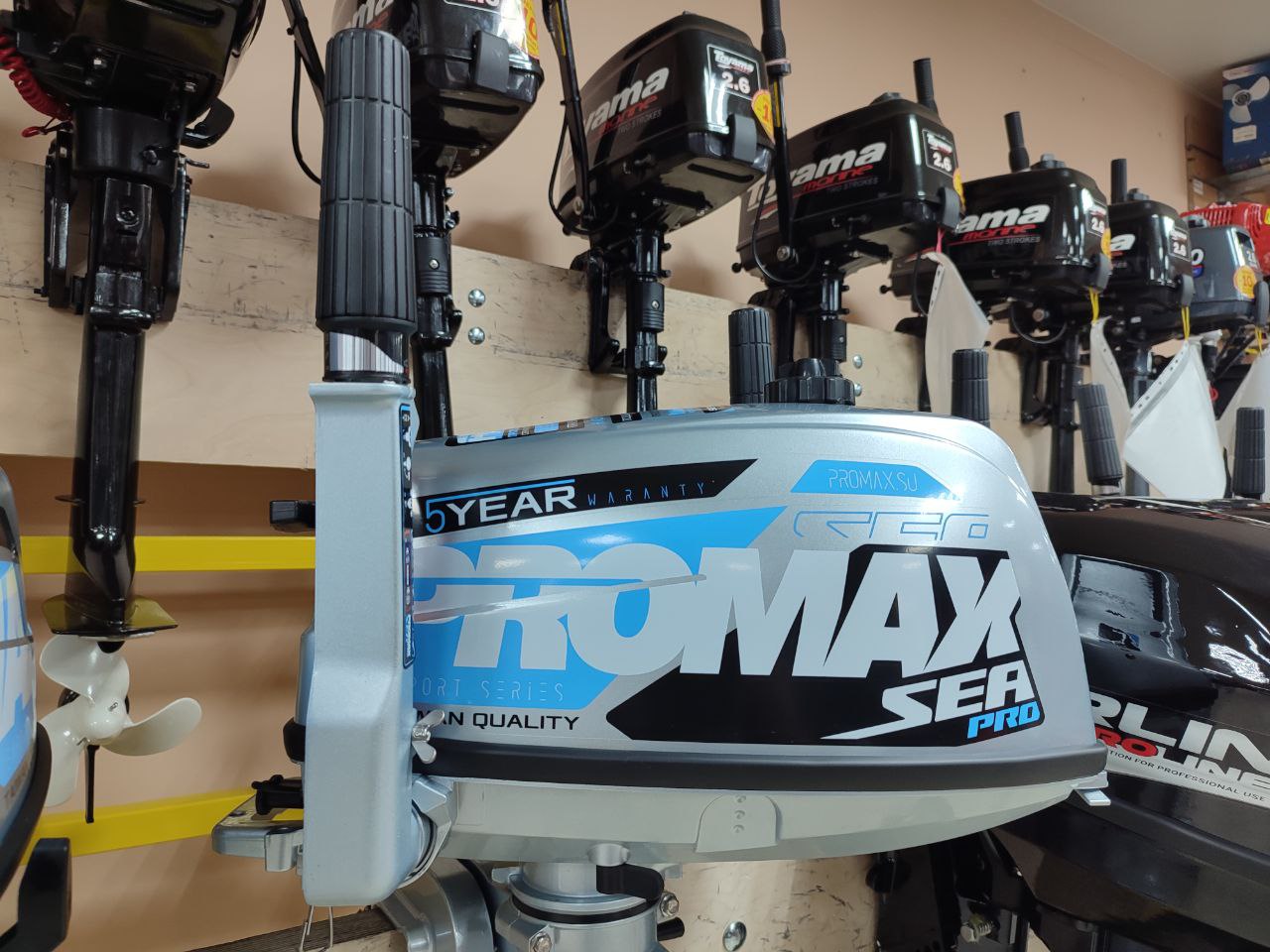 Лодочный мотор PROMAX SP5FHS (внешний бак 12 л) в Перми