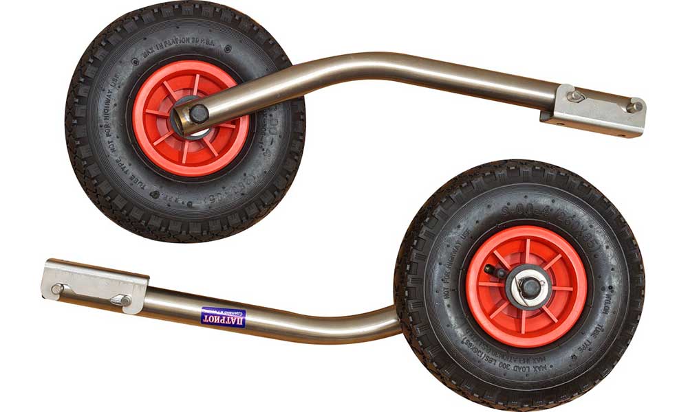 Транцевые колеса модульные удлиненные из нержавеющей стали в Перми