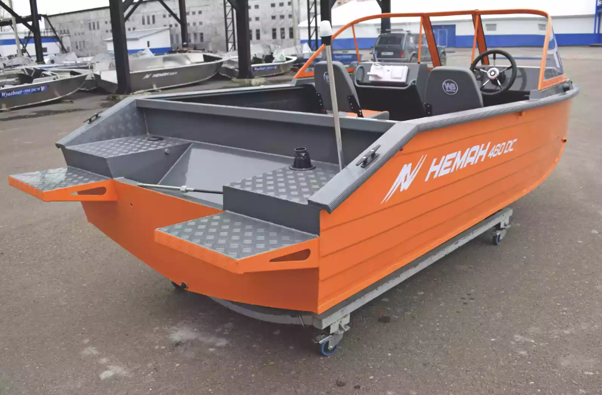 Алюминиевый катер Неман-480 DCM FISH в Перми