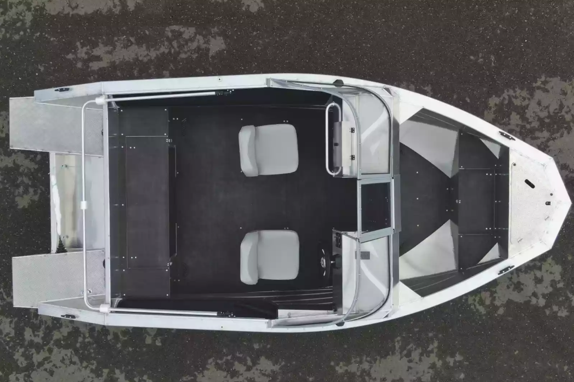 Алюминиевый катер Неман-450 DC NEW без покраски в Перми