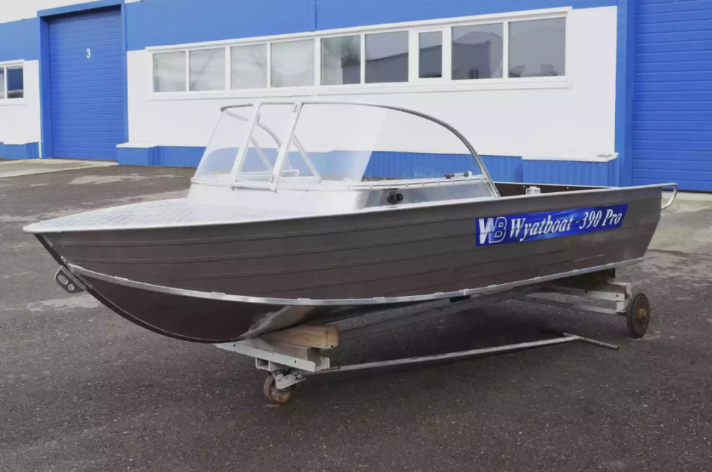 Алюминиевая лодка Wyatboat-390 Pro в Перми