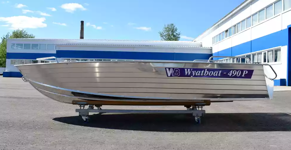 Алюминиевая лодка Wyatboat-490 P в Перми