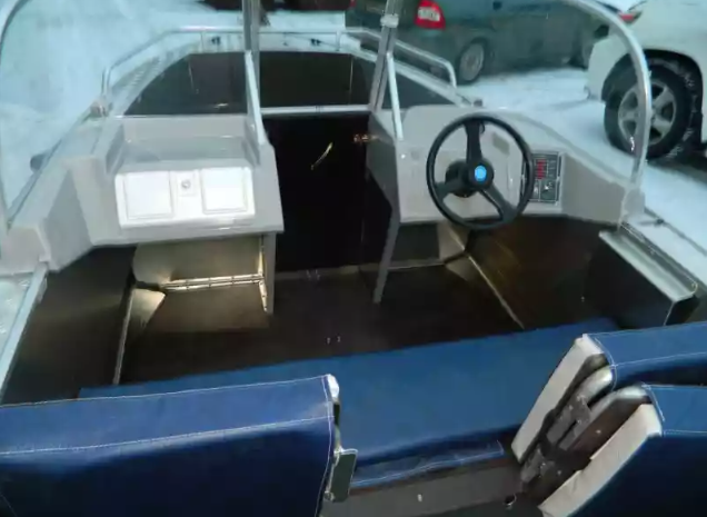 Алюминиевый катер Wyatboat-430T DCM Трансформер в Перми