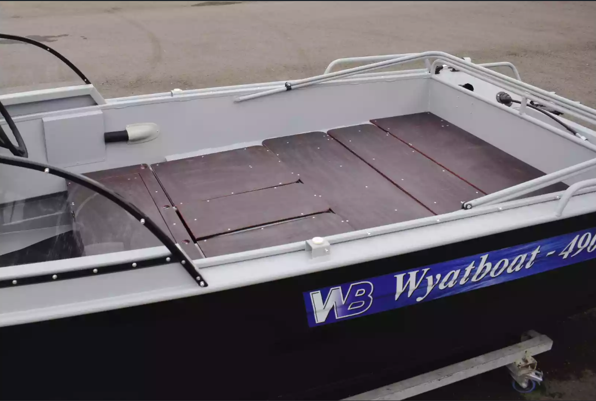 Алюминиевый катер Wyatboat-490 T Pro в Перми Алюминиевый катер Wyatboat-490 T Pro в Перми
