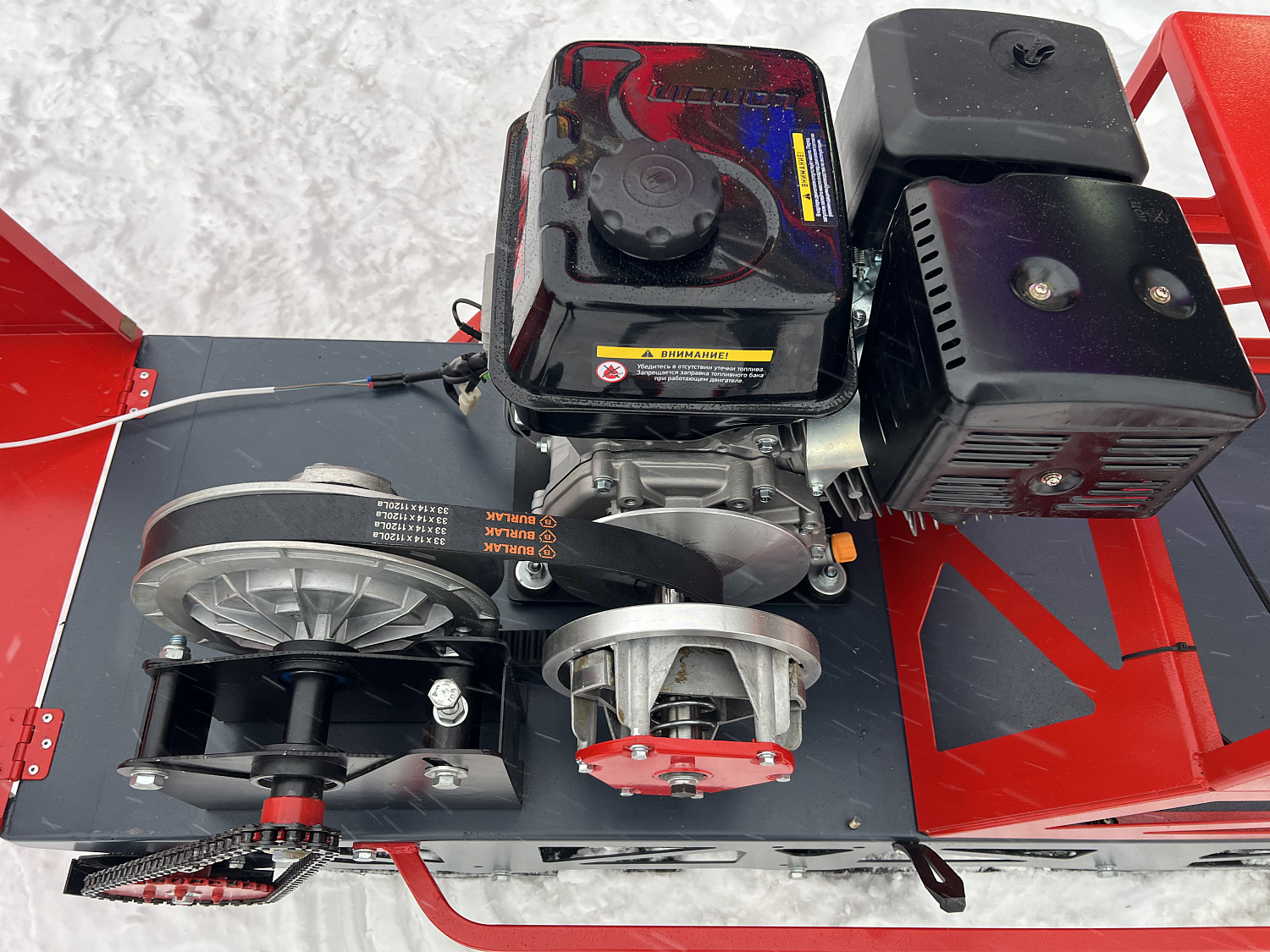 Мотобуксировщик EX-MOTO SNOWDOG S500 15л.с в Перми