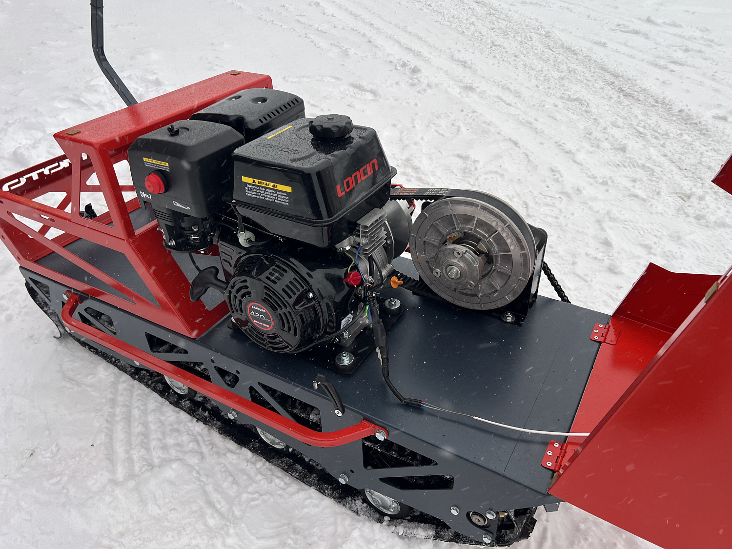 Мотобуксировщик EX-MOTO SNOWDOG S500 15л.с в Перми