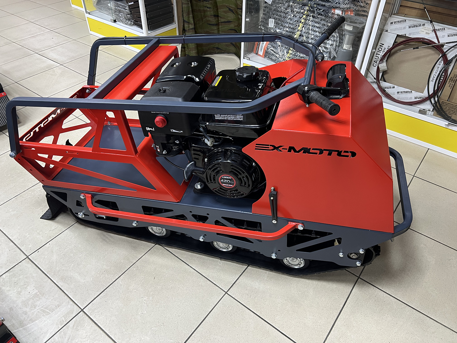 Мотобуксировщик EX-MOTO SNOWDOG S500 15л.с в Перми