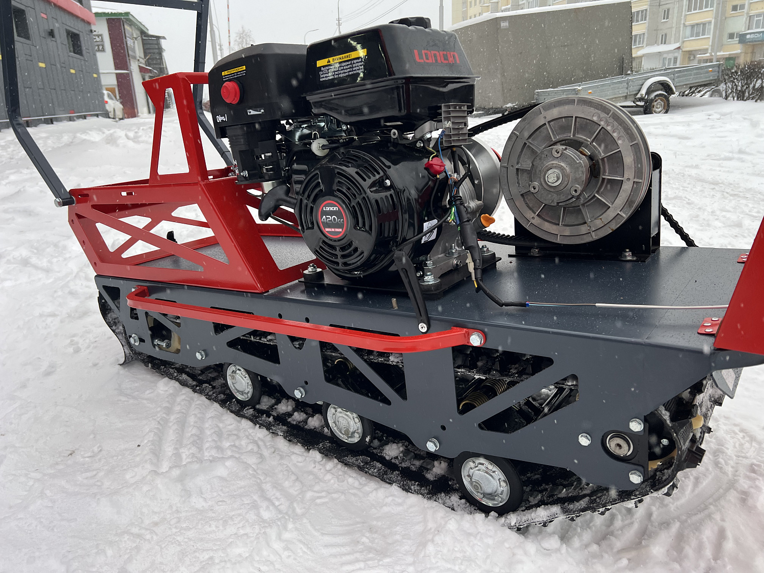 Мотобуксировщик EX-MOTO SNOWDOG S500 15л.с в Перми