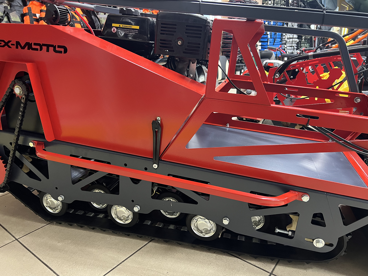 Мотобуксировщик EX-MOTO SNOWDOG S500 15л.с в Перми