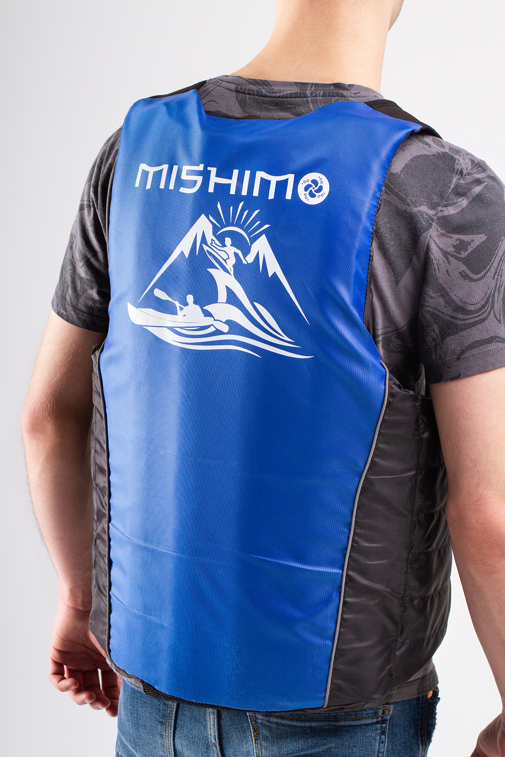 Жилет спасательный MISHIMO PRO Премиум качества Черно-синий в Перми