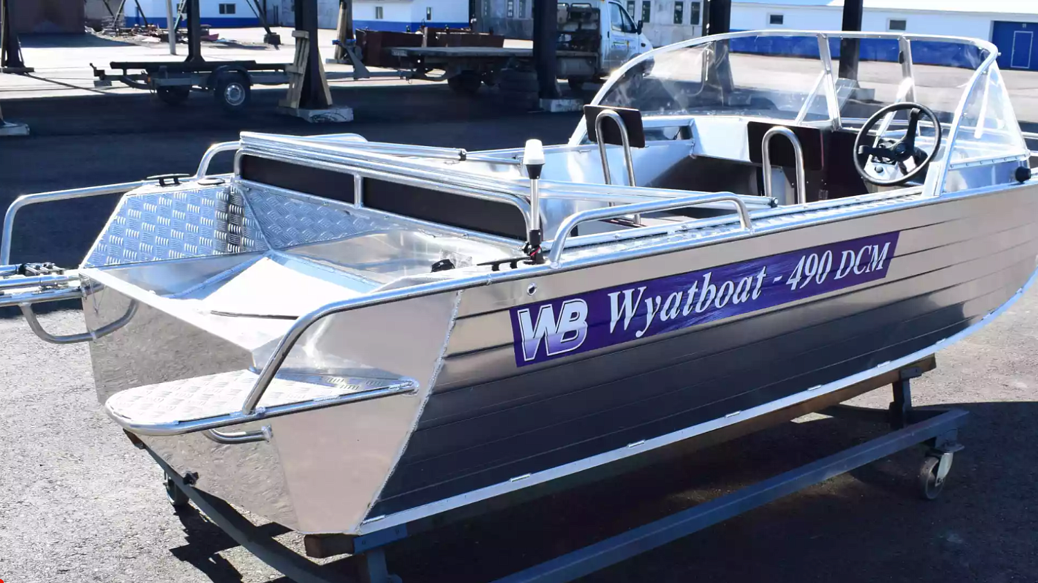 Алюминиевый катер Wyatboat-490 DCM в Перми