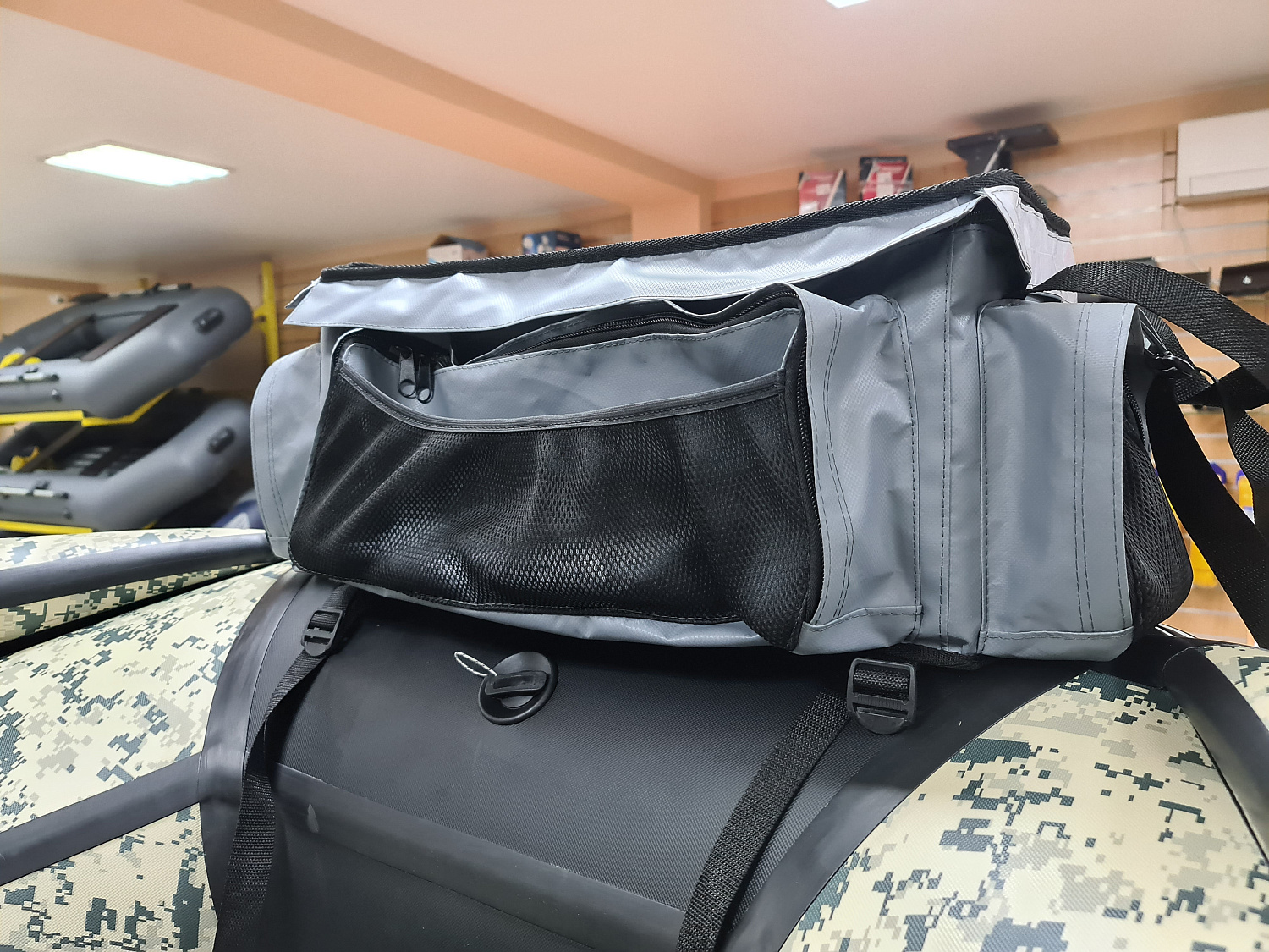 СУМКА ЛЮКС НА БАЛЛОН ДЛЯ ЛОДОК ПВХ 50Х25Х25 СМ в Перми